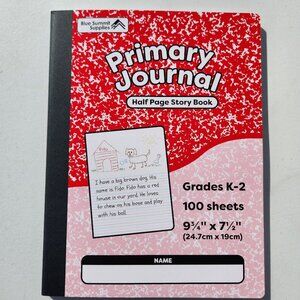 Primary Composition Notebook Grades K-2 Primary Journal Grades Writing Drawing J